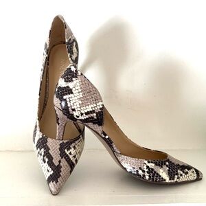 Nine West Folowe Elegant Snakeskin Patterned Women's Heels